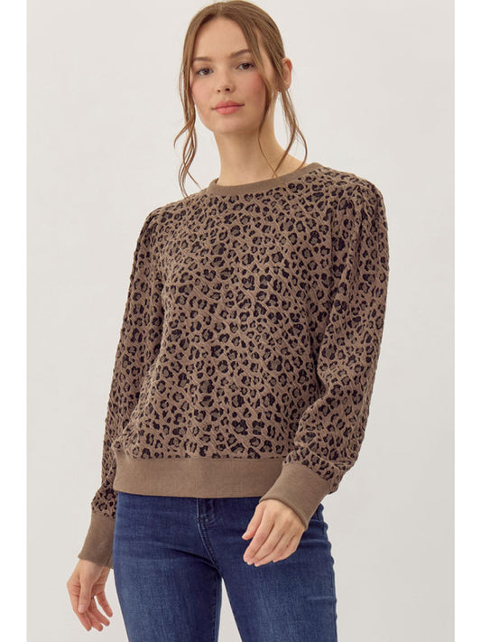 Leopard Print Sweatshirt