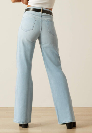 Women's Ariat Ultra High Rise Tomboy Wide Leg Jeans (Zuma)