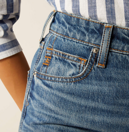 Women's Ariat Relaxed Straight Tomboy Jeans (Moon Stoned)