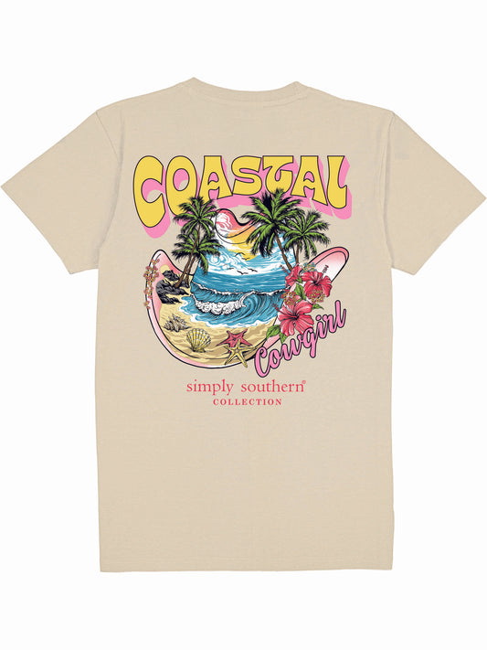 Ladies' Simply Southern Coastal Cowgirl S/S (Wisp)
