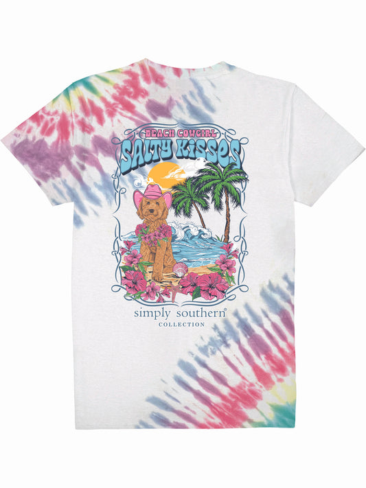 Ladies' Simply Southern Salty Kisses S/S (Glow)