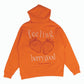 Ladies Simply Southern Embroidered Berry Hoodie (Orange)