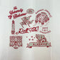 Hype & Vice Alabama Classic Vintage Icon Logo S/S Tee (White_