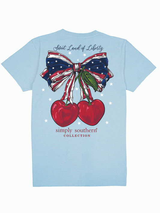 Ladies' Simply Southern Sweet Ice S/S (Ice Blue)