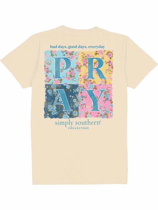 Ladies' Simply Southern Pray S/S (Natural)