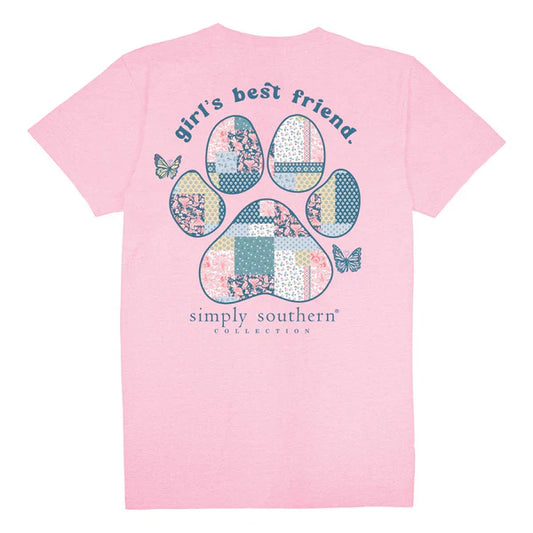 Ladies' Simply Southern Girl's Best Friend S/S (Fancy Candy)