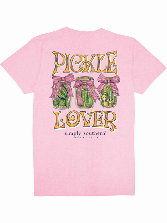 Ladies' Simply Southern Pickle Lover S/S Tee (Fancy Pink)
