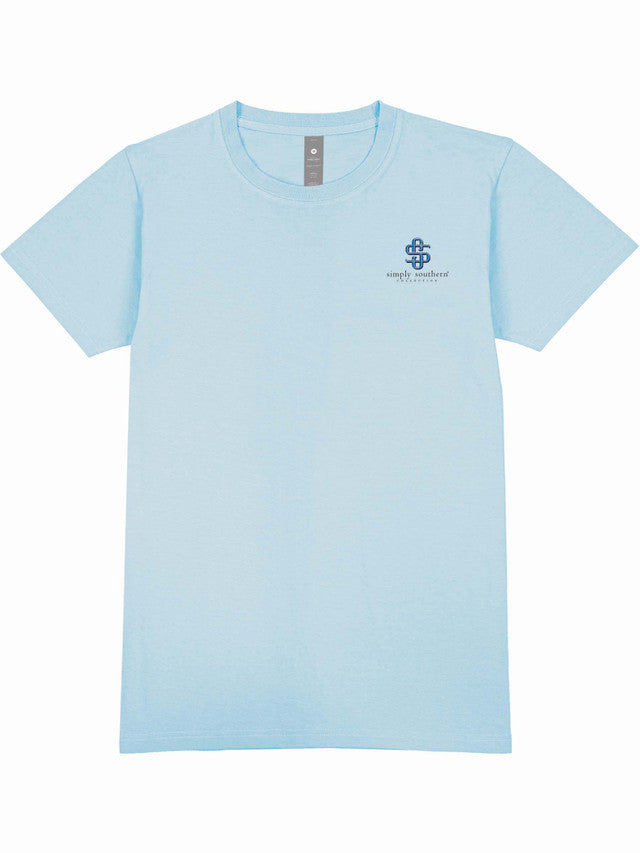 Ladies' Simply Southern Anything Is Possible S/S Tee (Ice Blue)
