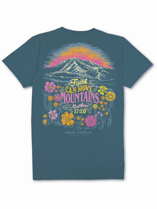 Ladies' Simply Southern Faith Can Move Mountains S/S (Comet)