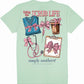 Ladies' Simply Southern Scrub Life S/S (Mint)