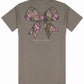 Ladies' Simply Southern Camo Bow S/S (Desert Heather)