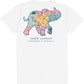 Ladies' Simply Southern Elephant Tracker Patch S/S (White)