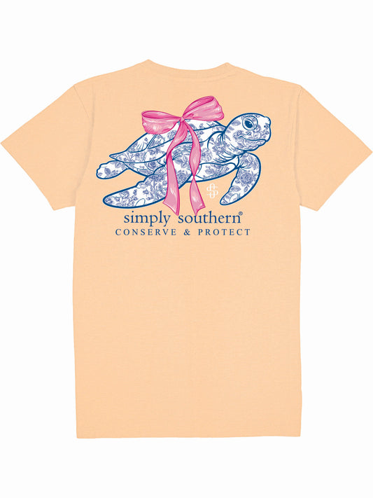 Ladies' Simply Southern Turtle Tracker Roses S/S (Sun)