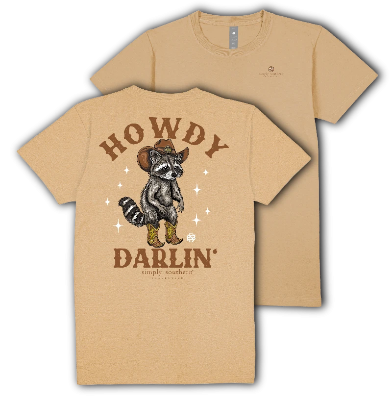 Ladies' Simply Southern 'Howdy Darlin" SS (Khaki)