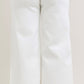 Ladies' Judy Blue HW Wide Crop Front Patch Pocket Jeans (White)