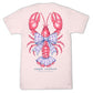 Ladies' Simply Southern Lobster W/Bows SS (Rosy)