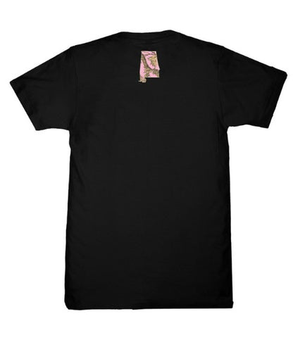 Ladies' Simply Southern Camo AL State SS (Black)