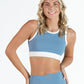 Ladies' Simply Southern Contrast Sports Bra