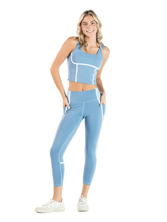 Ladies' Simply Southern Seamed Sport Legging