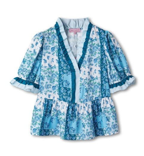 Ladies' Simply Southern Puff SS Top