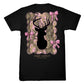 Ladies' Simply Southern Camo Deer Silhouetted Bows SS (Black)