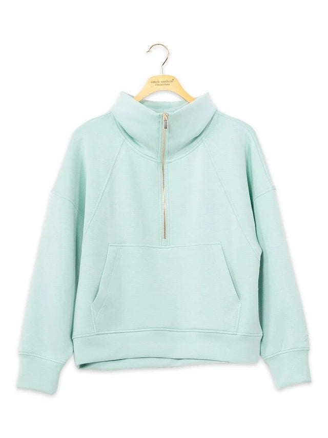 Ladies' Simply Southern Half-Zip Pullover Top