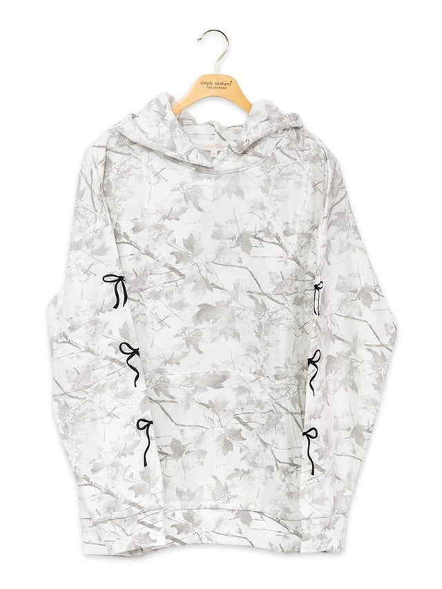 Ladies' Simply Southern Alice Hoodie (White Camo)