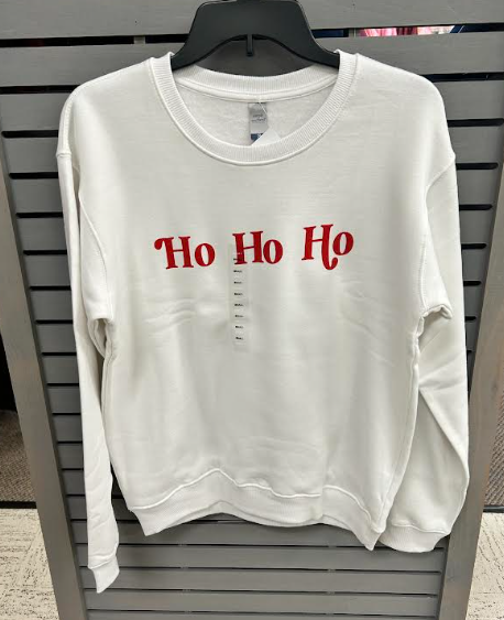 Simply Southern HO HO HO Sweatshirt (White)