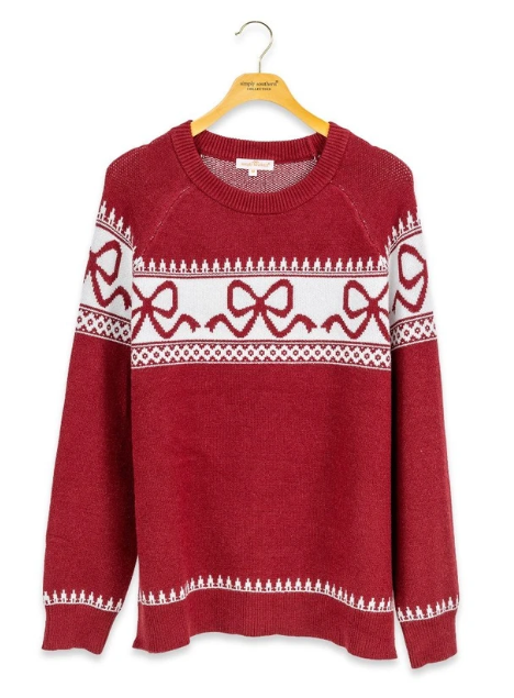 Simply Southern The Bow Fairisle Sweater