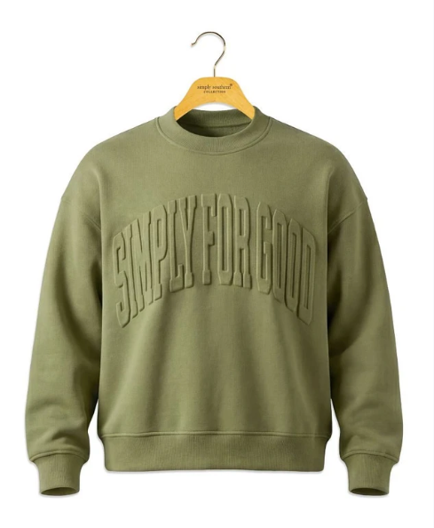 Simply Southern The Simply For Good Embossed Crew