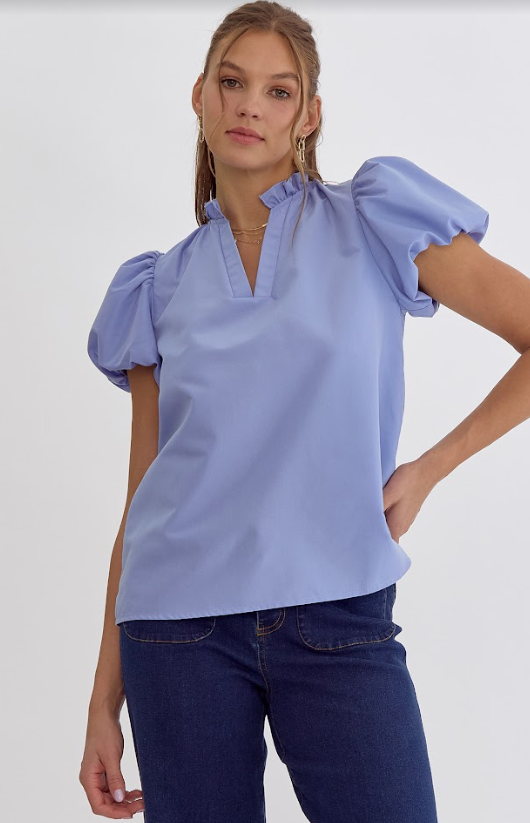 Cassidy Top (Chambray)