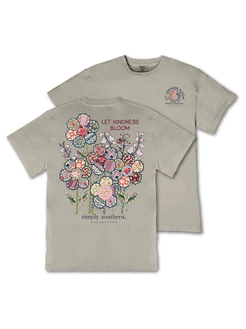 Ladies' Simply Southern Mineral Wash 'Let Kindness Bloom' SS (Birch)