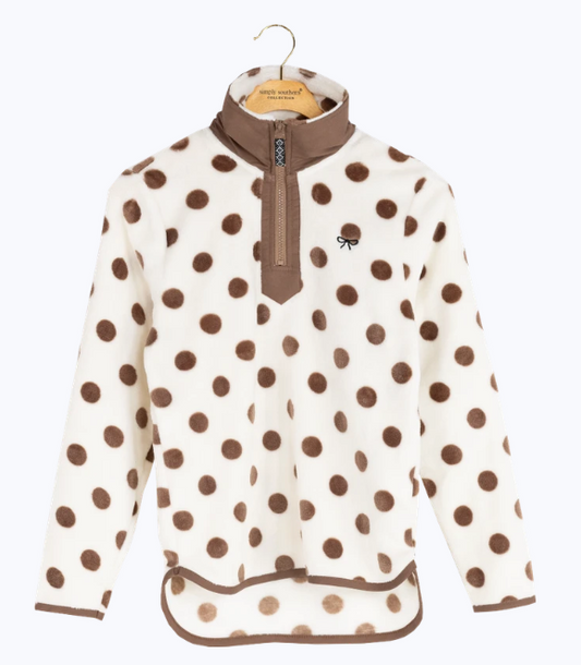 Simply Southern The Y-Neck Pullover (Cream)