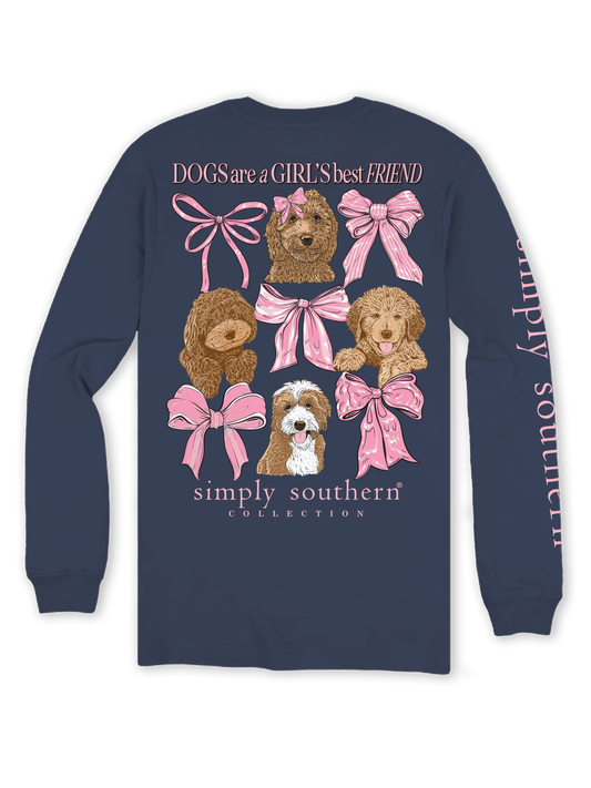 Simply Southern Best Friends Dog L/S (Mirage)