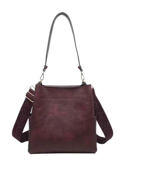 Jen & Co. Penny Vegan Bucket Bag