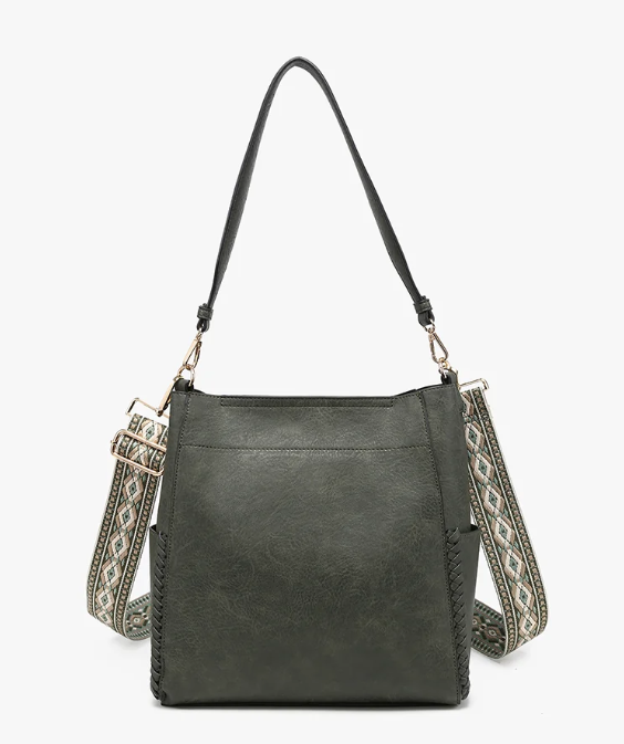 Jen & Co. Penny Vegan Bucket Bag