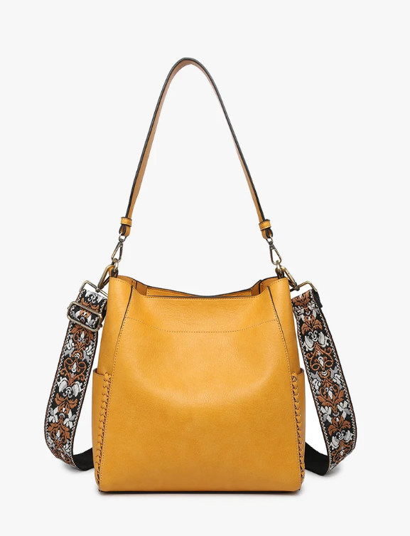 Jen & Co. Penny Vegan Bucket Bag