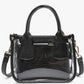 Jen & Co Stacey Vegan Clear Satchel W/Insert