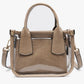Stacey Vegan Clear Satchel W/Insert