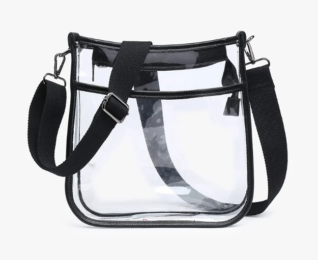 Jen & Co. Posie Vegan Clear Crossbody