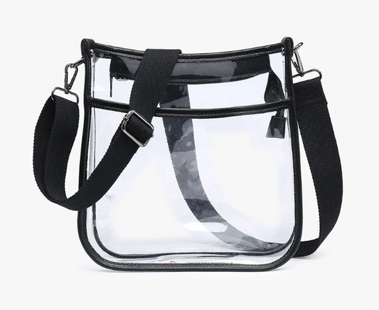 Jen & Co. Posie Vegan Clear Crossbody