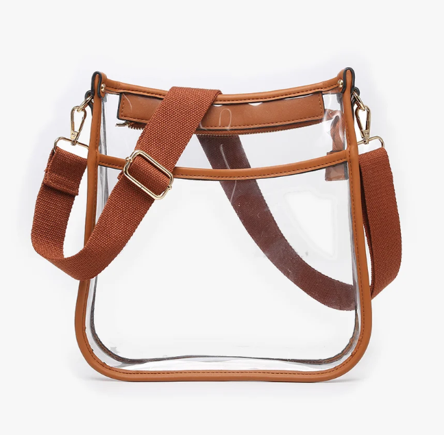 Jen & Co. Posie Vegan Clear Crossbody