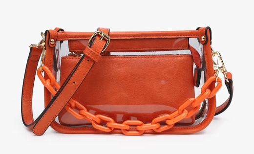 Jen & Co. Jessica Clear Crossbody