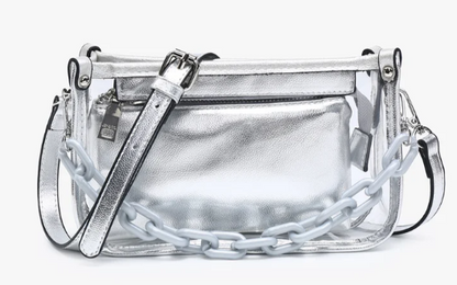 Jen & Co. Jessica Clear Crossbody