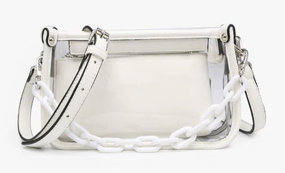 Jen & Co. Jessica Clear Crossbody