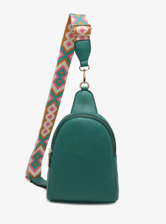 Jen & Co. Ellen Vegan Guitar Strap Sling Bag