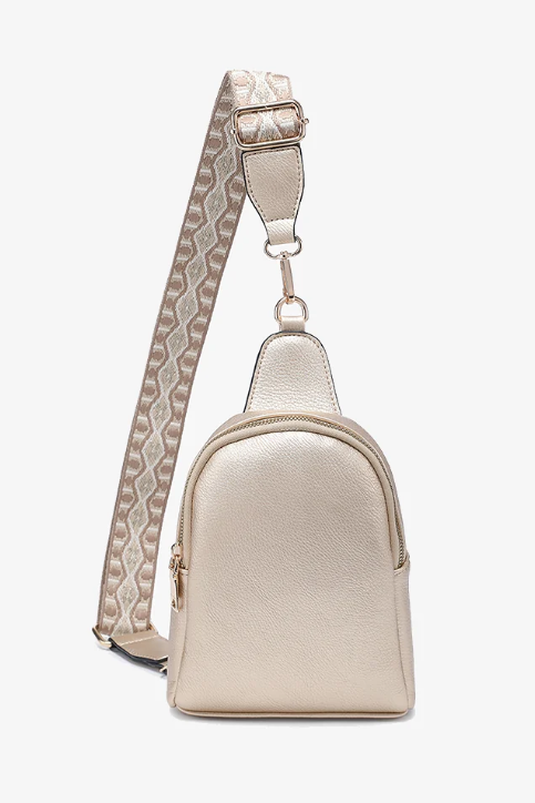 Jen & Co. Ellen Vegan Guitar Strap Sling Bag