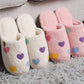 Super Lux Multi Color Heart Slippers