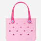 Bitty Bogg Bag Pattern (Two-Tone) (Pink Drink)