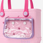 Bitty Bogg Bag Pattern (Two-Tone) (Pink Drink)